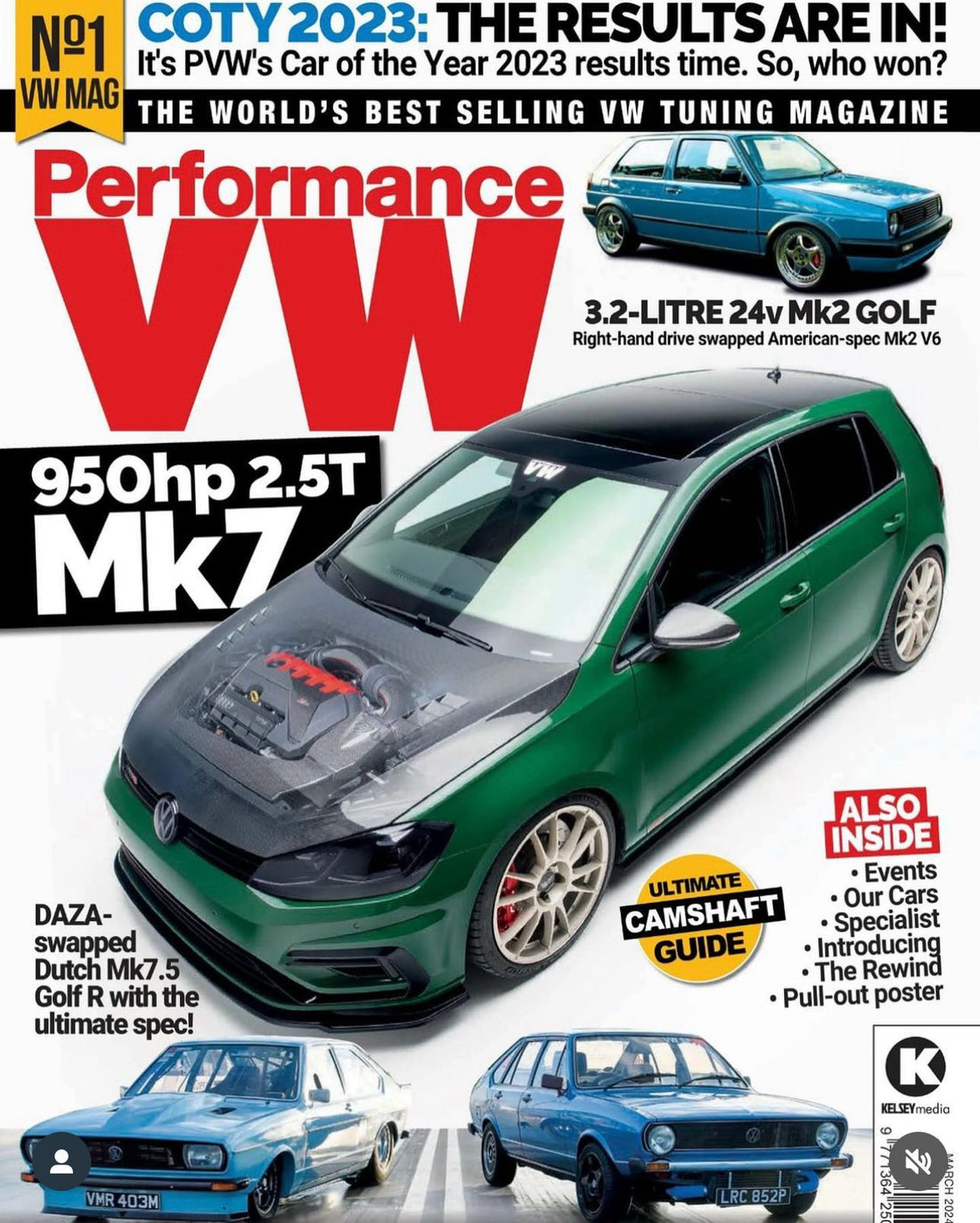 OP DE COVER VAN PVW MAGAZINE!