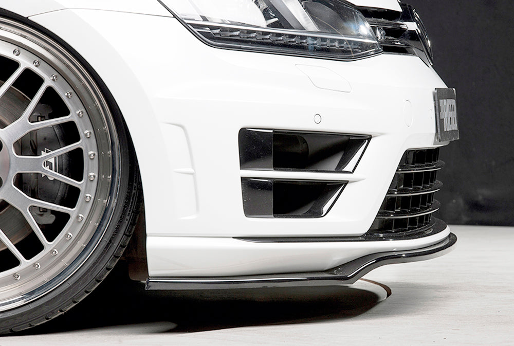 Rieger Frontsplitter Volkswagen Golf MK7 R / R-Line – Hochglanzschwarz