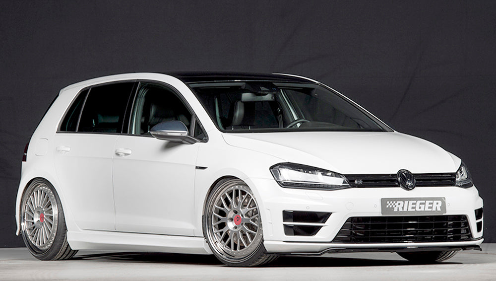 Rieger Frontsplitter Volkswagen Golf MK7 R / R-Line – Hochglanzschwarz