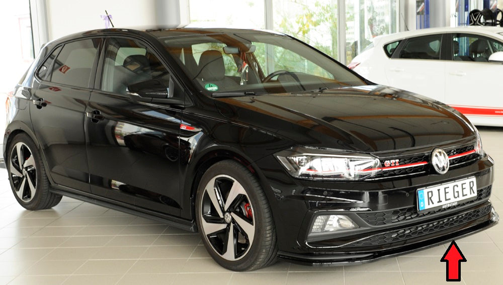 Rieger Répartiteur Avant VW Polo AW GTI 2017/2021 - Noir Brillant