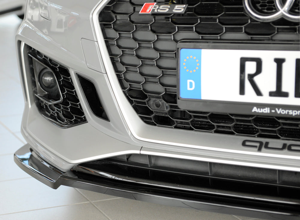 Rieger Frontsplitter Audi RS5 B9/F5 2017-2020 - Hochglanz Schwarz