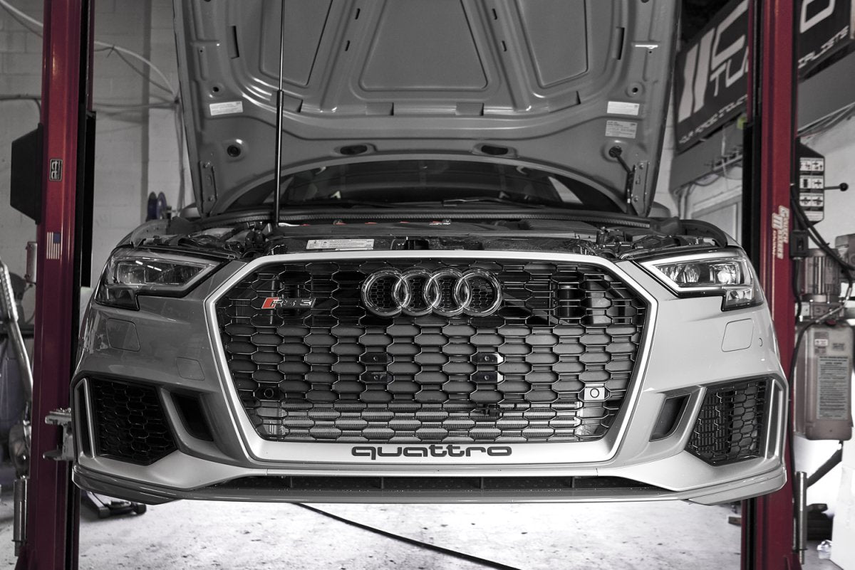 CTS Direct Fit SCHWARZER Ladeluftkühler Audi 8V RS3/TTRS 2.5T EVO