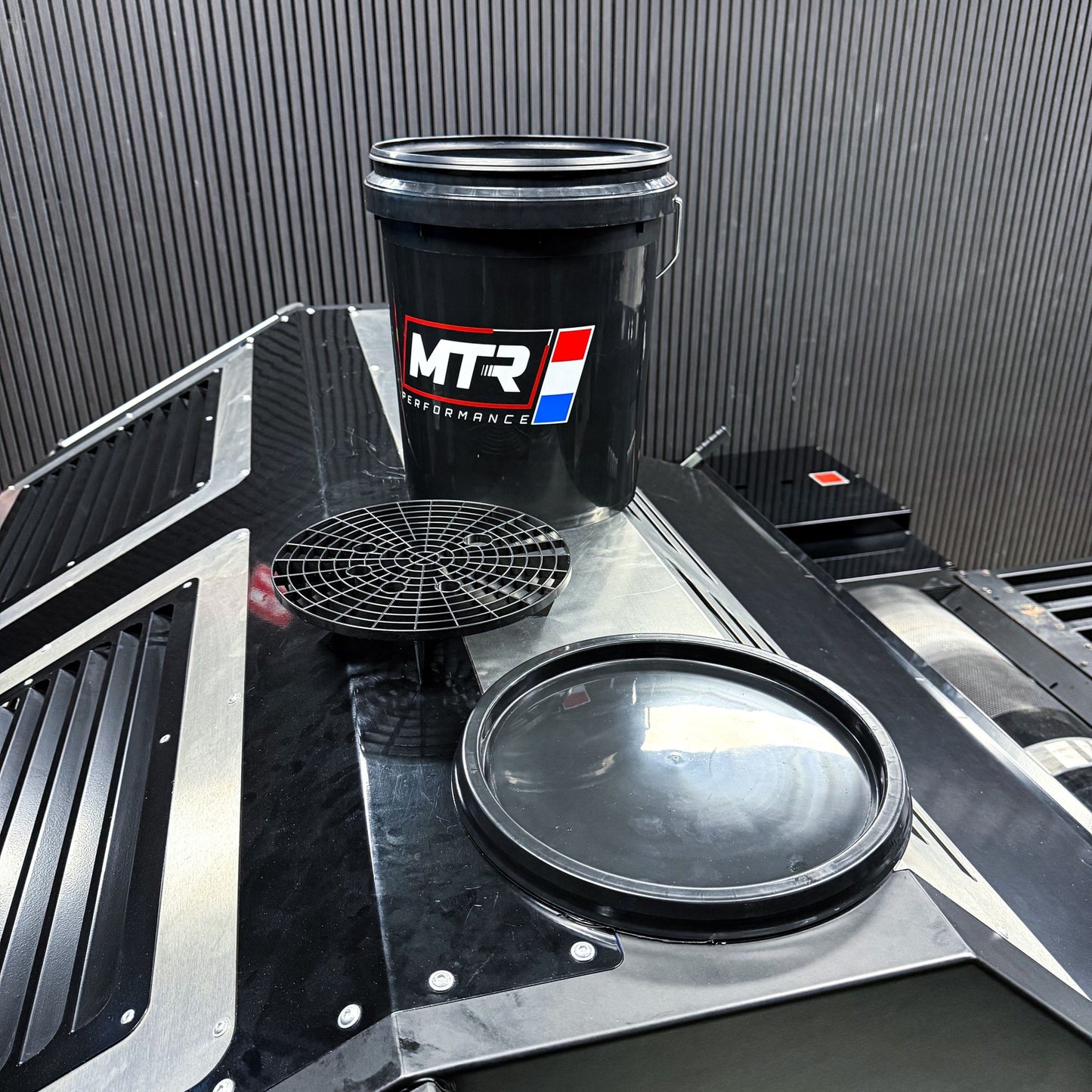 Seau de lavage MTR Grit Quard et couvercle 20L