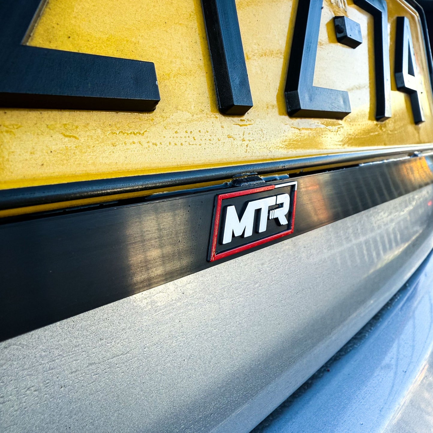 Support de plaque d'immatriculation MTR Logo 3D