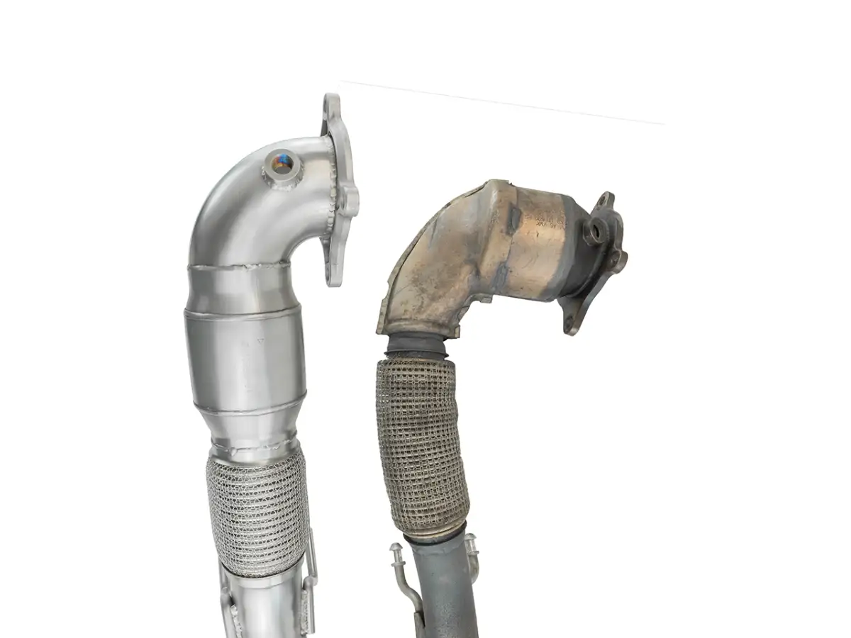 Bull-X Downpipe 3,5 naar 3 inch AWD - VW Golf 6R 2.0TSI & Audi A3/S3 8P Quattro