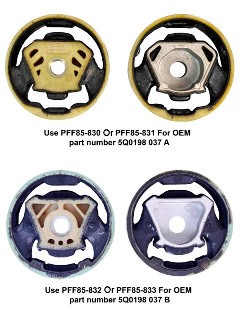 Powerflex PFF85-833 Front Lower Engine Mount Hybrid Bush (Large)