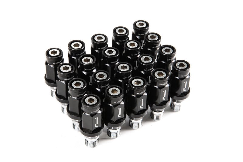RacingLine VWR Stud & Nut Set (Conical Head, Aftermarket Rims)