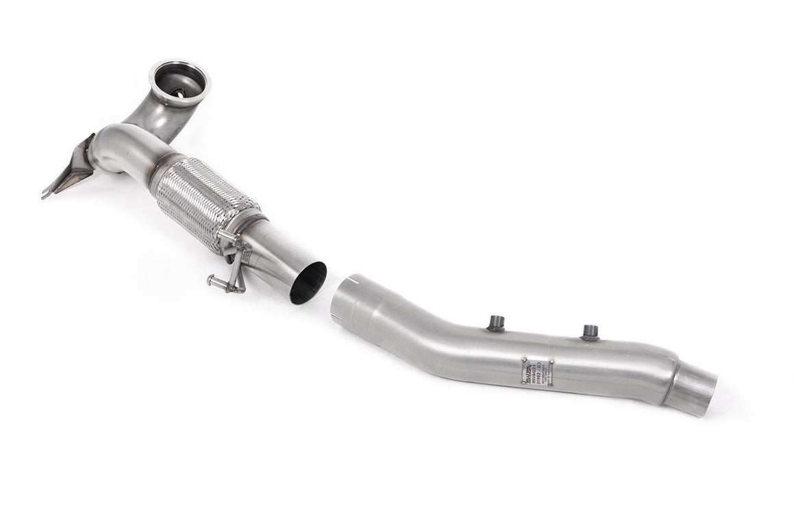 Tuyau de descente Milltek Sport à grand diamètre pour VW Golf MK8 GTI + Clubsport / Cupra Leon MK4 (modèles équipés de GPF uniquement)