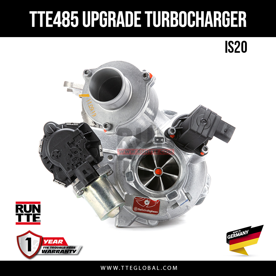 TTE485 IS20 VAG 2.0TSI EA888.3 Upgrade Turbocharger MQB Golf MK7 GTI etc.
