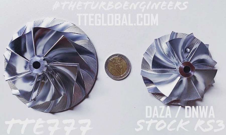 TTE777 EVO 2.5TFSI Upgrade Turbocharger RS3 8V.2 & 8Y, TTRS 8S DAZA/DNWA/DNWC