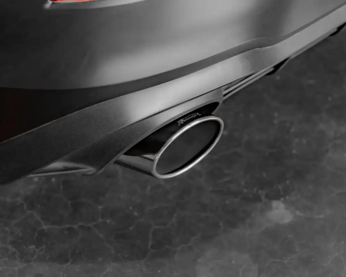 EGO-X 3,5 Zoll Edelstahl Cat-Back mit Ventil VW Golf MK8 GTI & Clubsport 2.0TSI 2021-