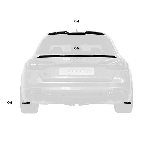 Urban Automotive Carbon Diffuser Side Skirt Audi RS4 B9.5