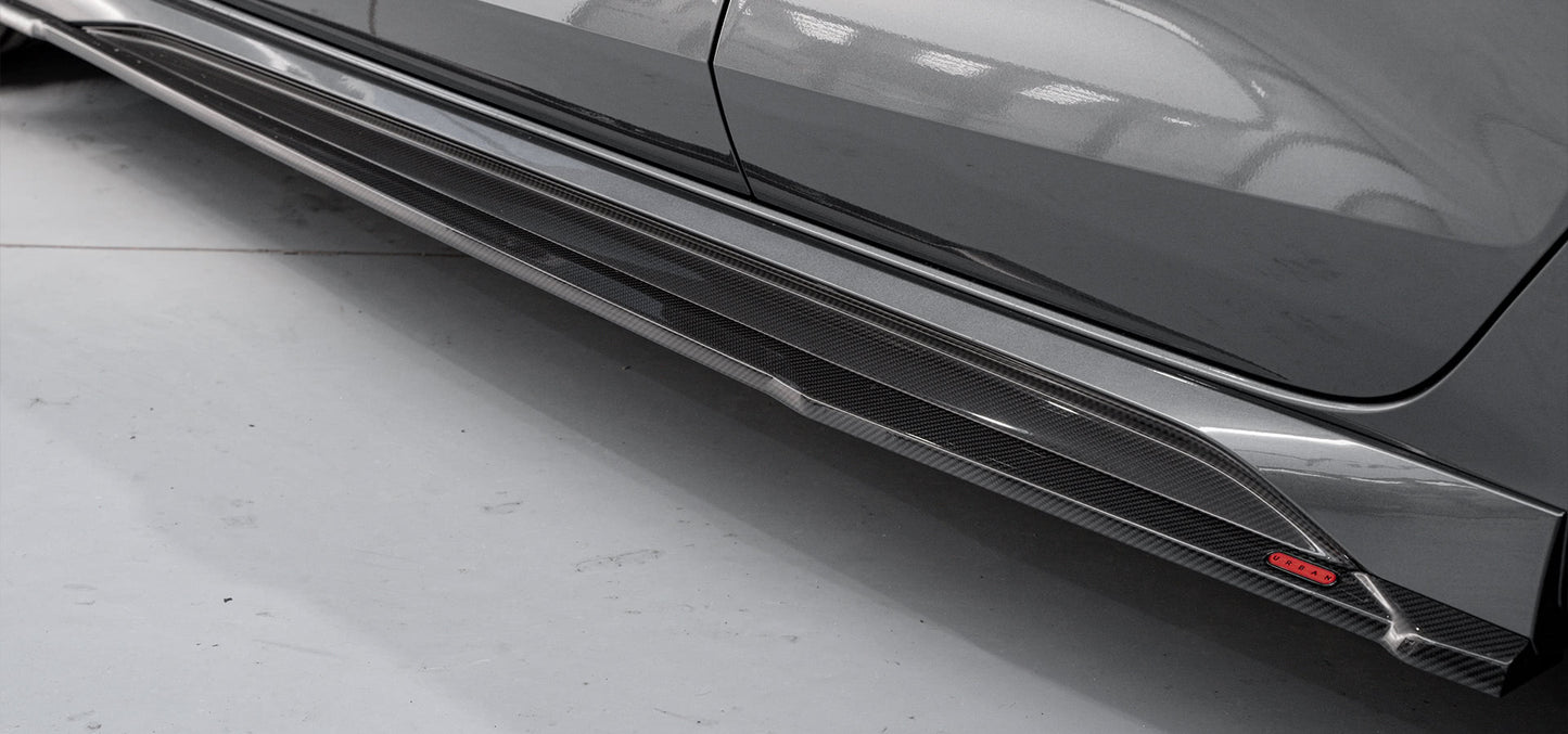 Extensions de jupes latérales Urban Automotive Carbone Audi RS3 8Y