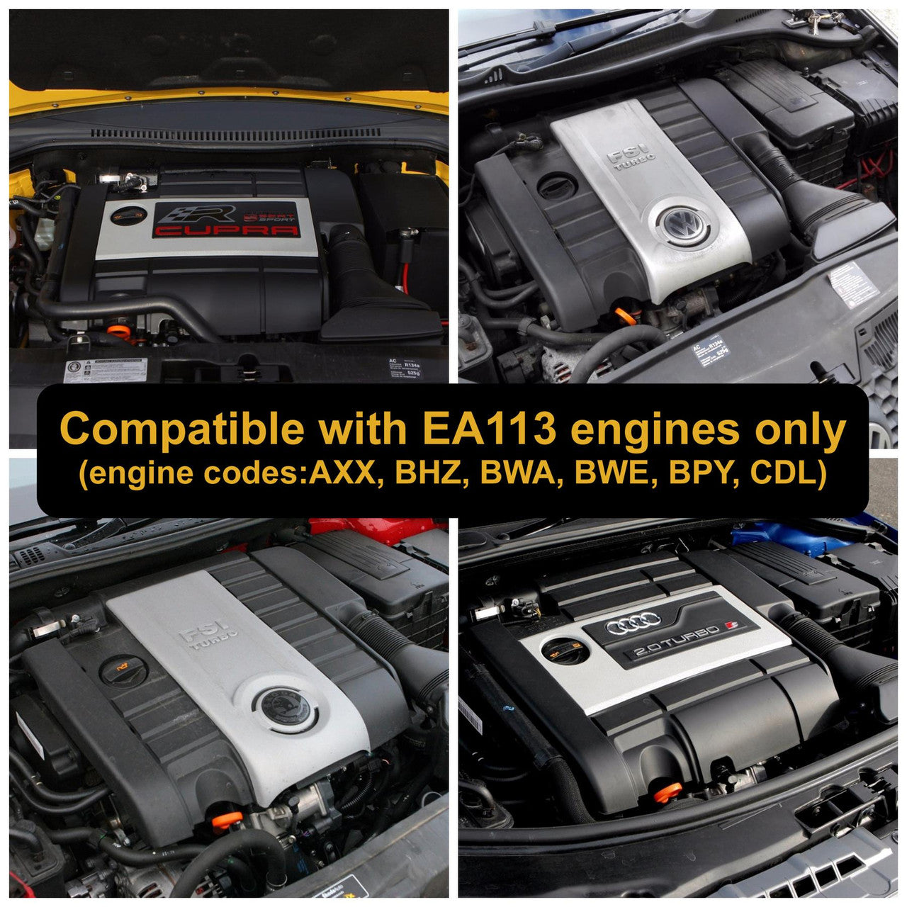 Ramair Air Intake Kit Oversized VAG 2.0TFSI EA113 VW Golf 5/6 GTI/R, Audi 8P A3/S3, TT 8J, Seat Leon 1P etc.