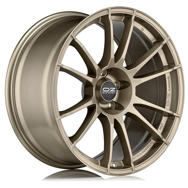 OZ Ultraleggera HLT Gloss Black/White Gold 5x112 19″ Set Rims