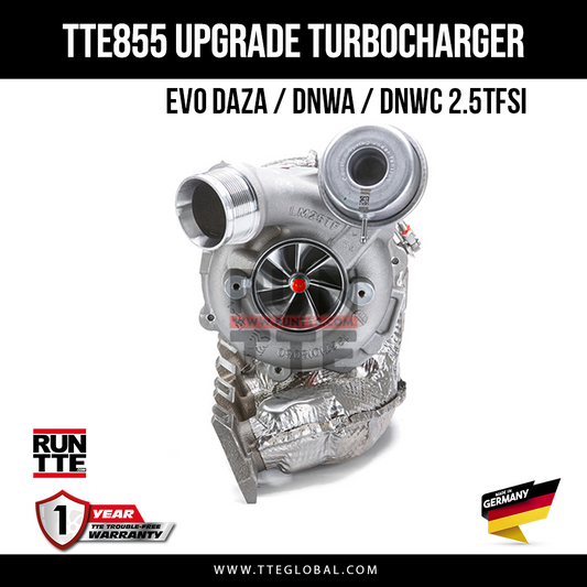 TTE855 EVO 2.5TFSI Upgrade Turbolader DAZA / DNWA Audi RS3 8V.2 & TTRS 8S