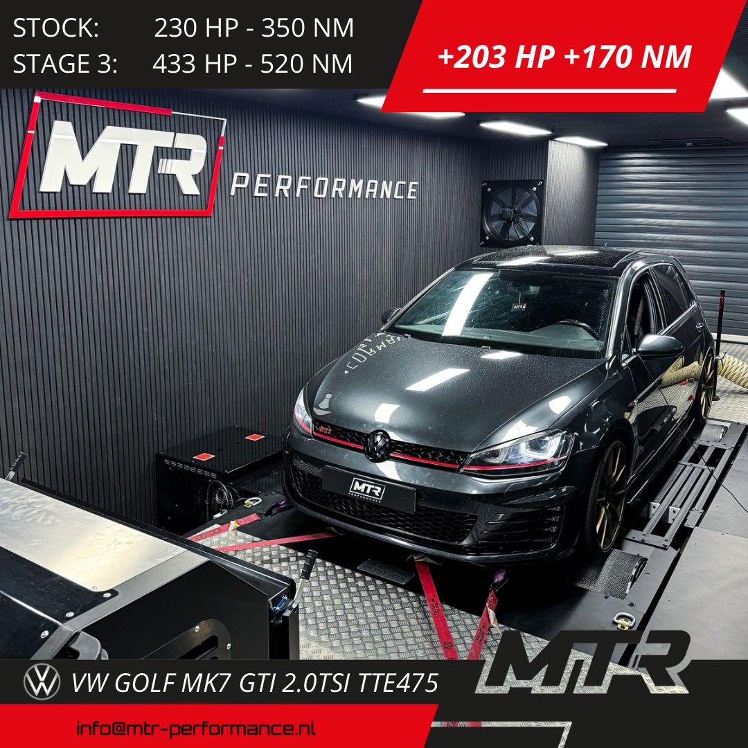 VW Golf MK7 GTI 2.0TSI 2014 - STAGE 3 – MTR Performance NL