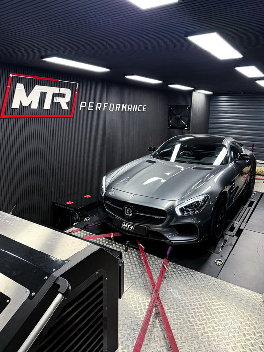 Brabus Mercedes AMG GT 4.0 S op de dyno