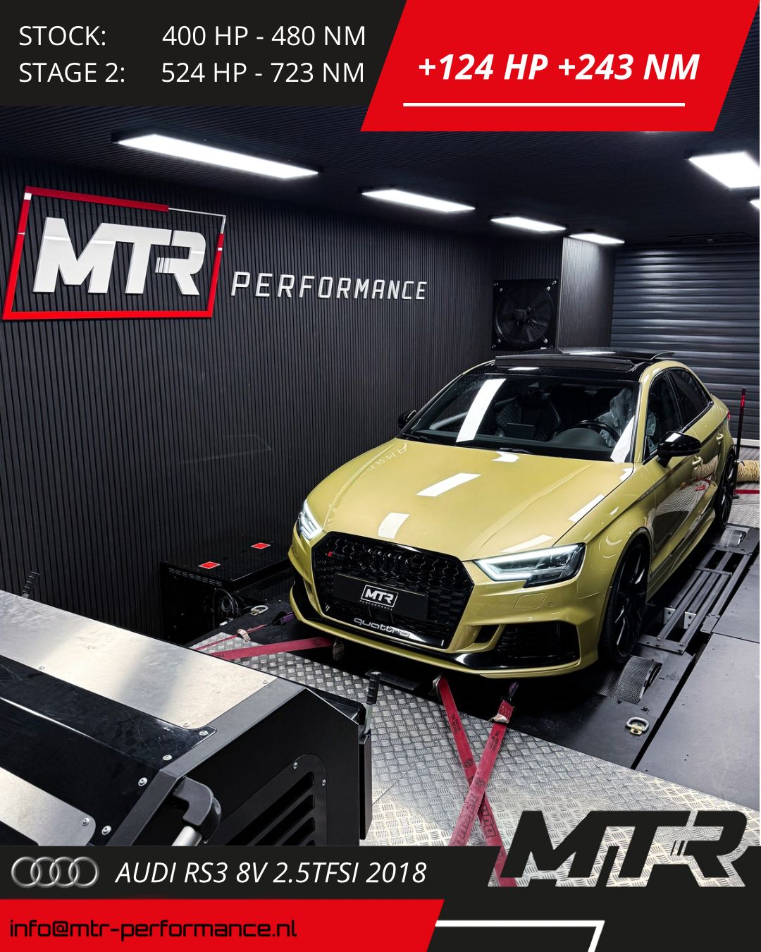 Audi RS3 8V 2.5TFSI 2018 - STAGE 2