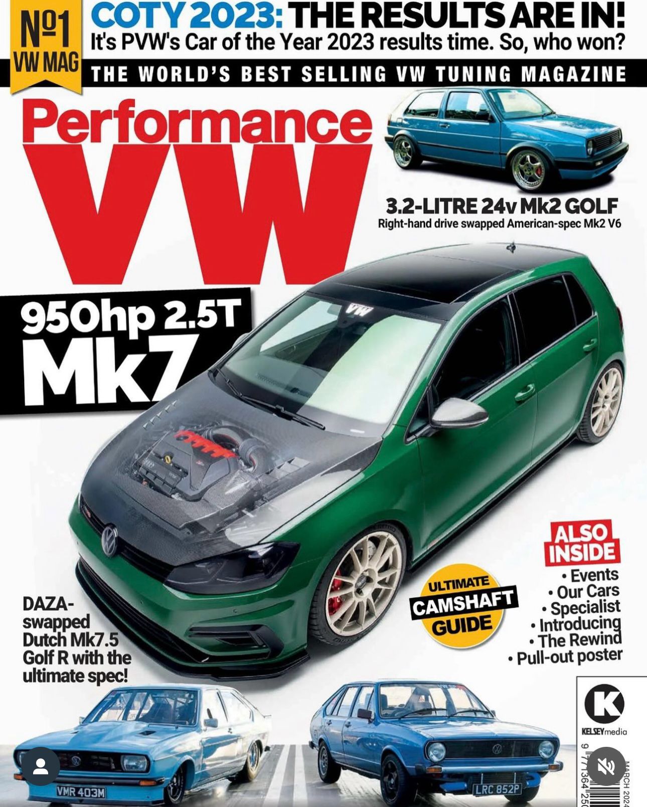 OP DE COVER VAN PVW MAGAZINE!