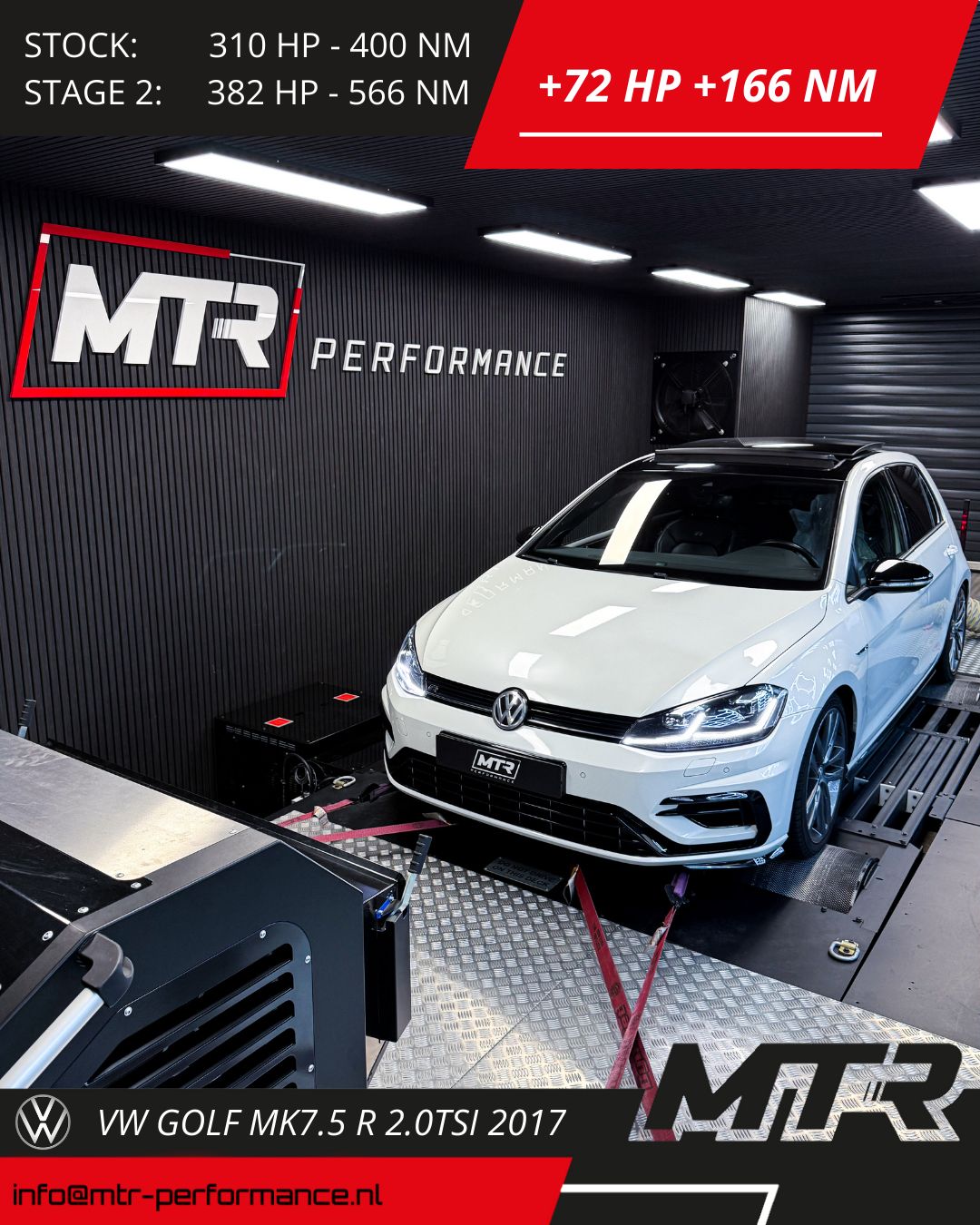 VW Golf MK7.5 R 2.0TSI 2017 - STAGE 2 – MTR Performance NL