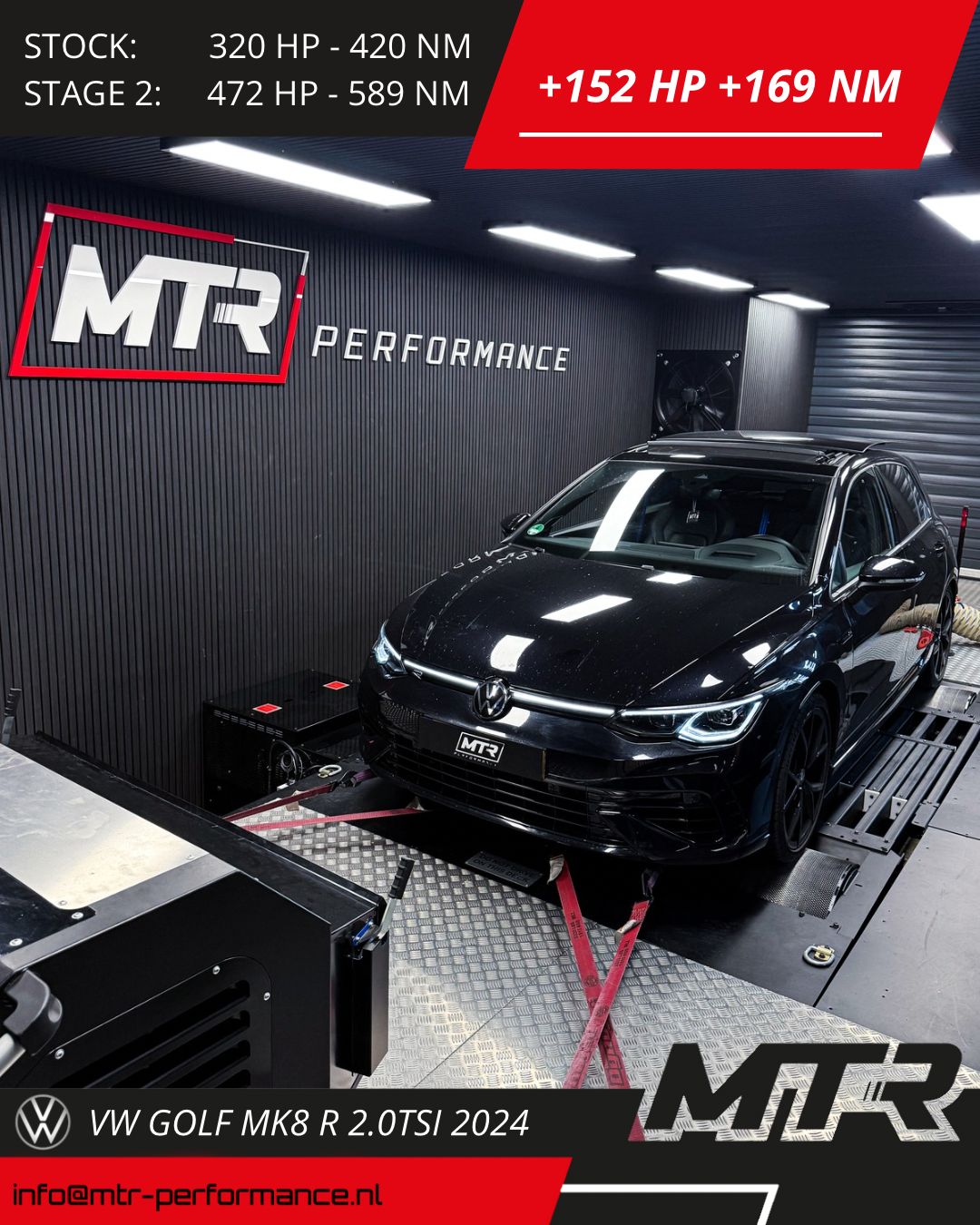 VW Golf MK8 R 2.0TSI 2024 - STAGE 2 – MTR Performance NL