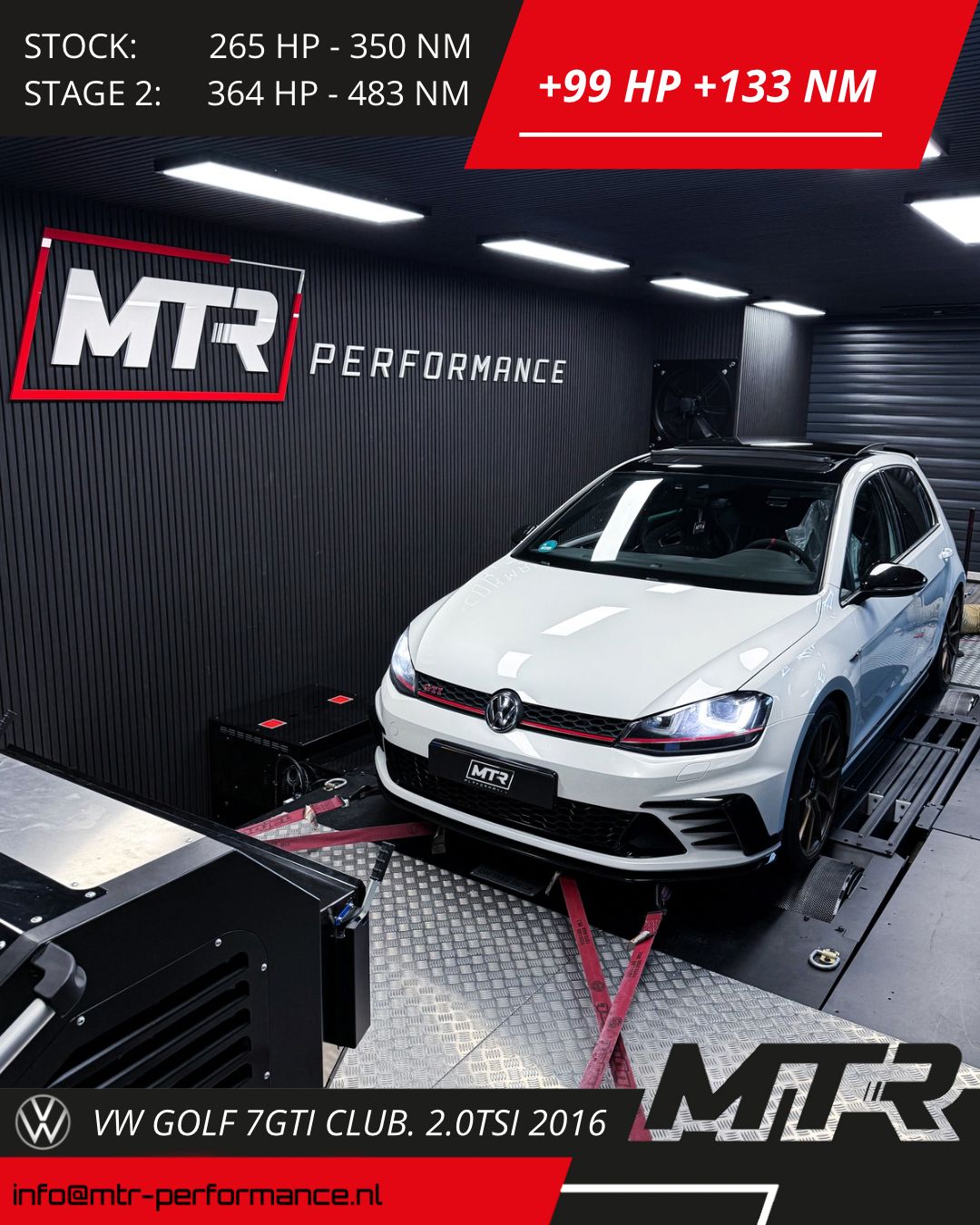 VW Golf MK7 GTI Clubsport 2.0TSI 2016 - STAGE 2