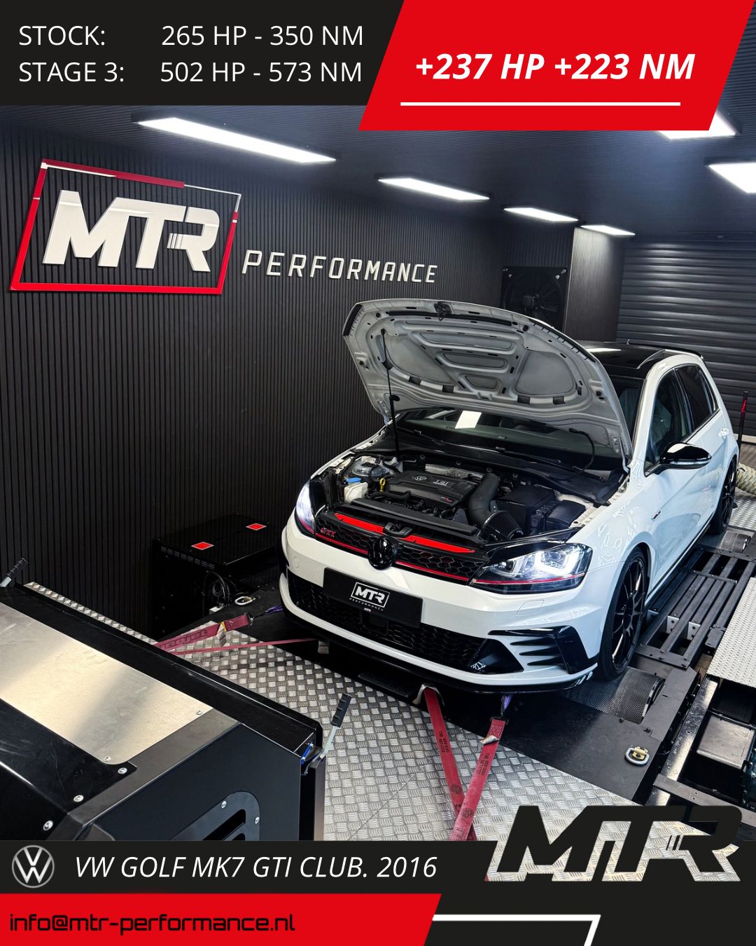 VW Golf MK7 GTI Clubsport 2.0TSI 2016 - STAGE 3