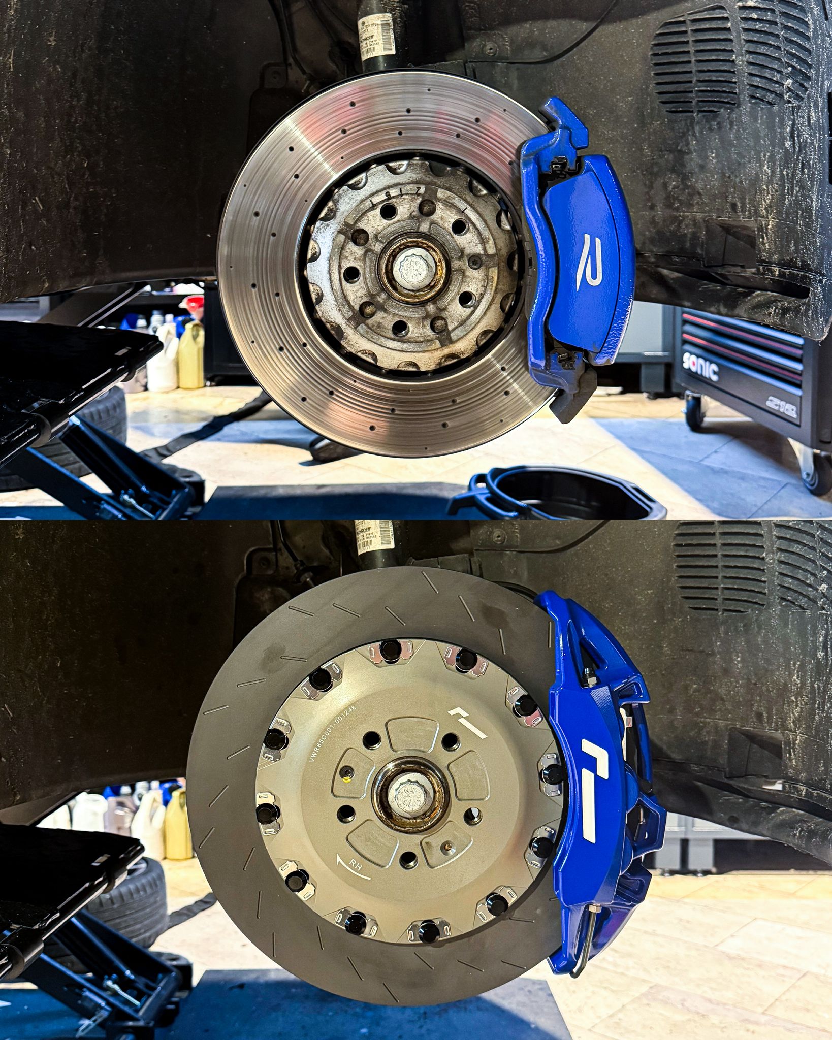 Big brake kit montage & periodiek onderhoud VW Golf MK8 R 2.0TSI 2021