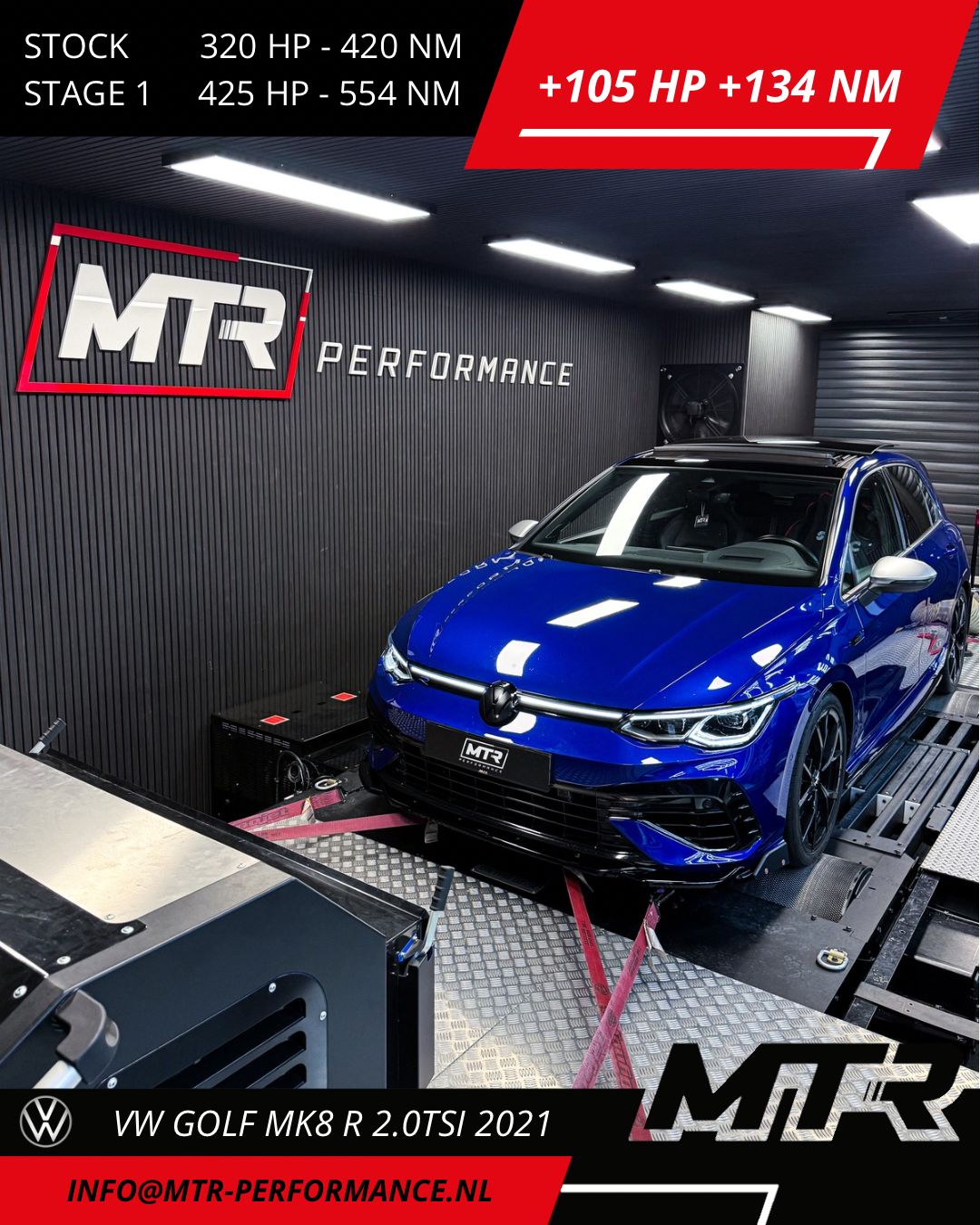VW Golf MK8 R 2.0TSI 2021 - STAGE 1