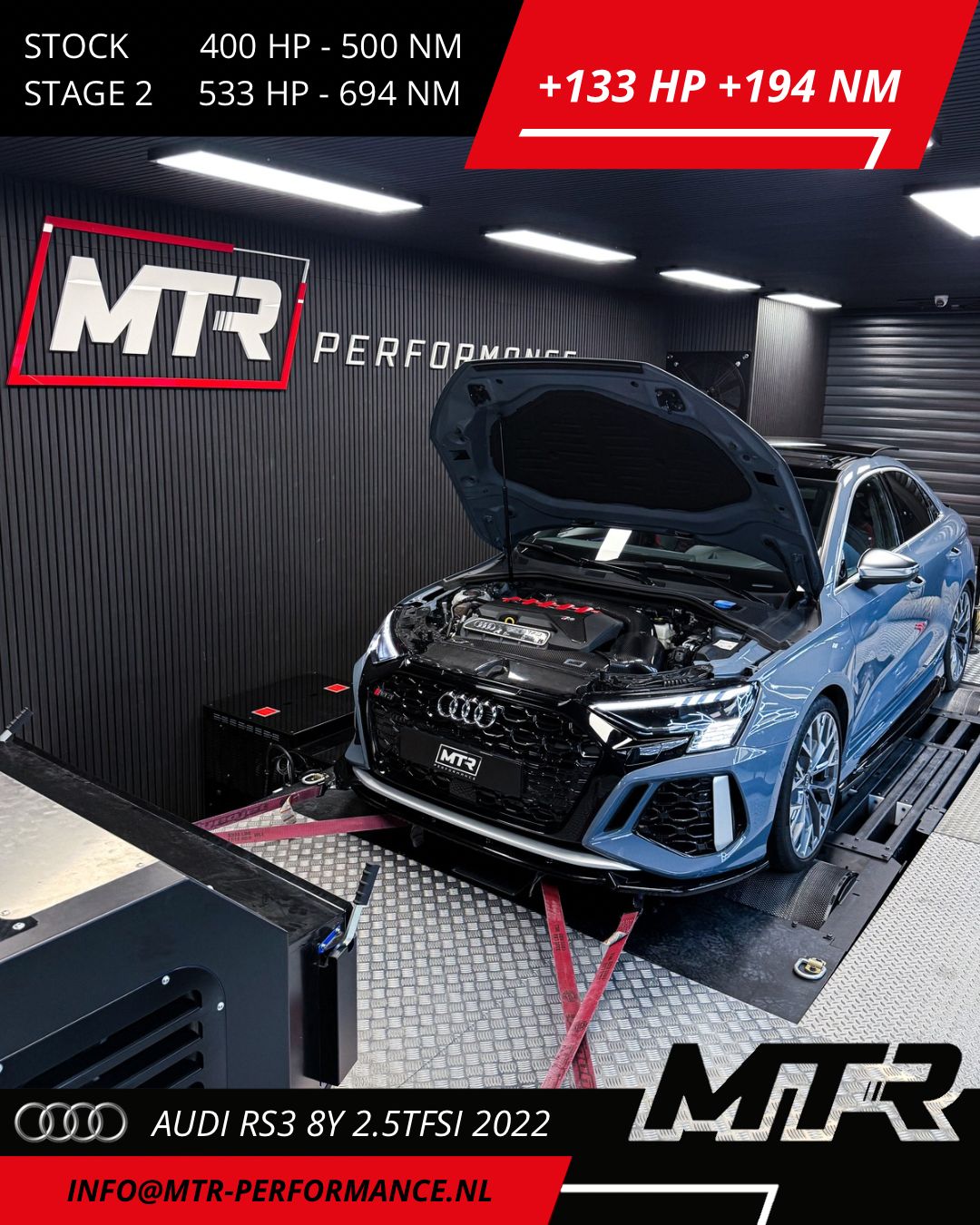 Audi RS3 8Y 2.5TFSI 2022 - STAGE 2