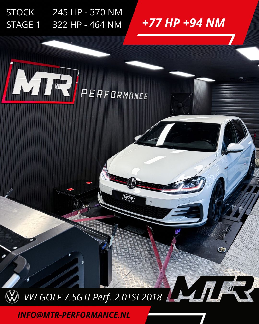 VW Golf MK7.5 GTI Perf. 2.0TSI 2018 - STAGE 1