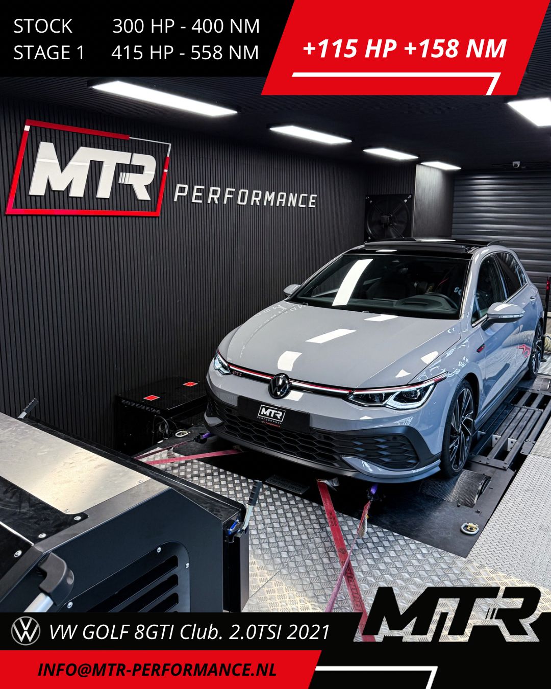 VW Golf MK8 GTI Clubsport 2.0TSI 2021 - STAGE 1