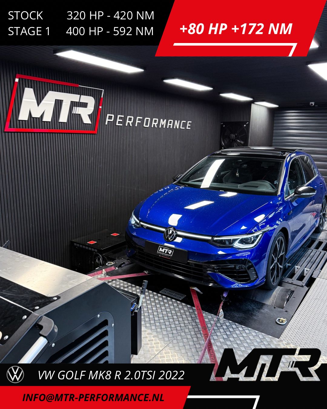 VW Golf MK8 R 2.0TSI 2022 - STAGE 1