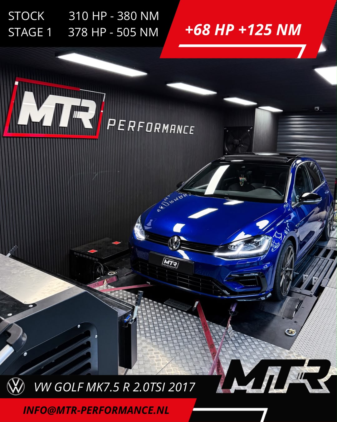 VW Golf MK7.5 R 2.0TSI 2017 - STAGE 1