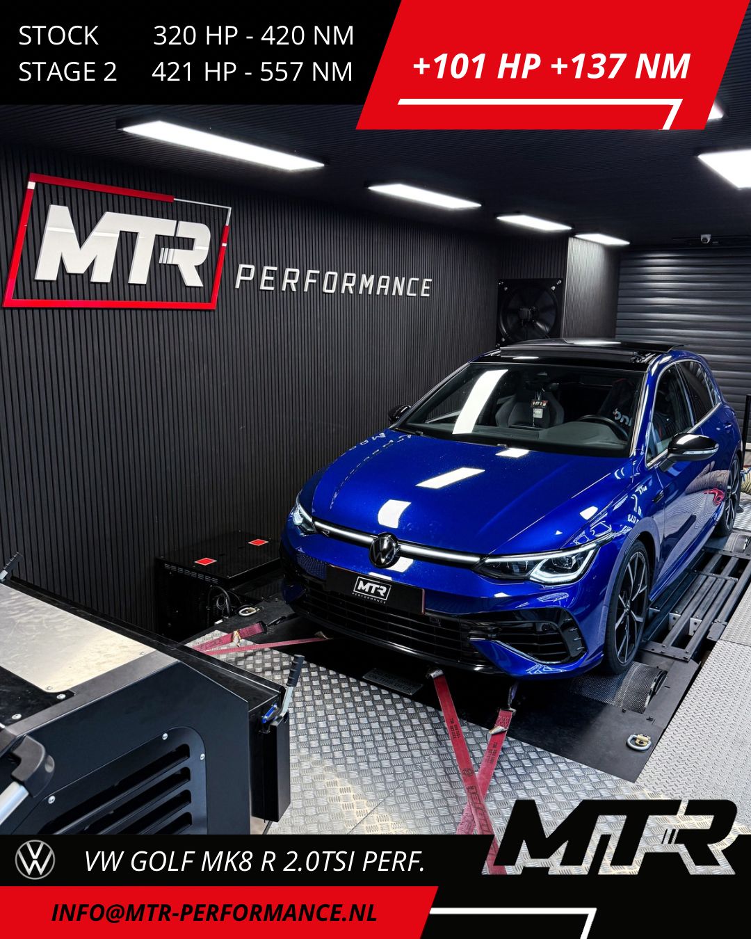 VW Golf MK8 R 2.0TSI Perf. - STAGE 2