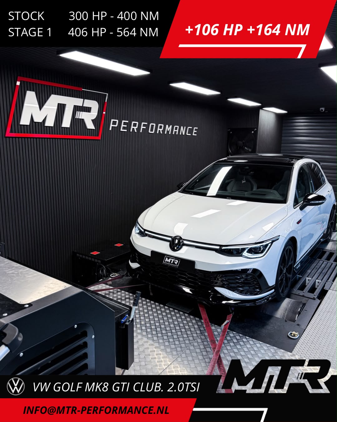 VW Golf MK8 GTI Clubsport 2.0TSI 2023 - STAGE 1