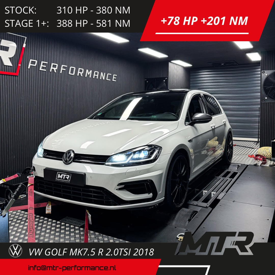 VW Golf MK7.5 R 2.0TSI 2018 - STAGE 1+