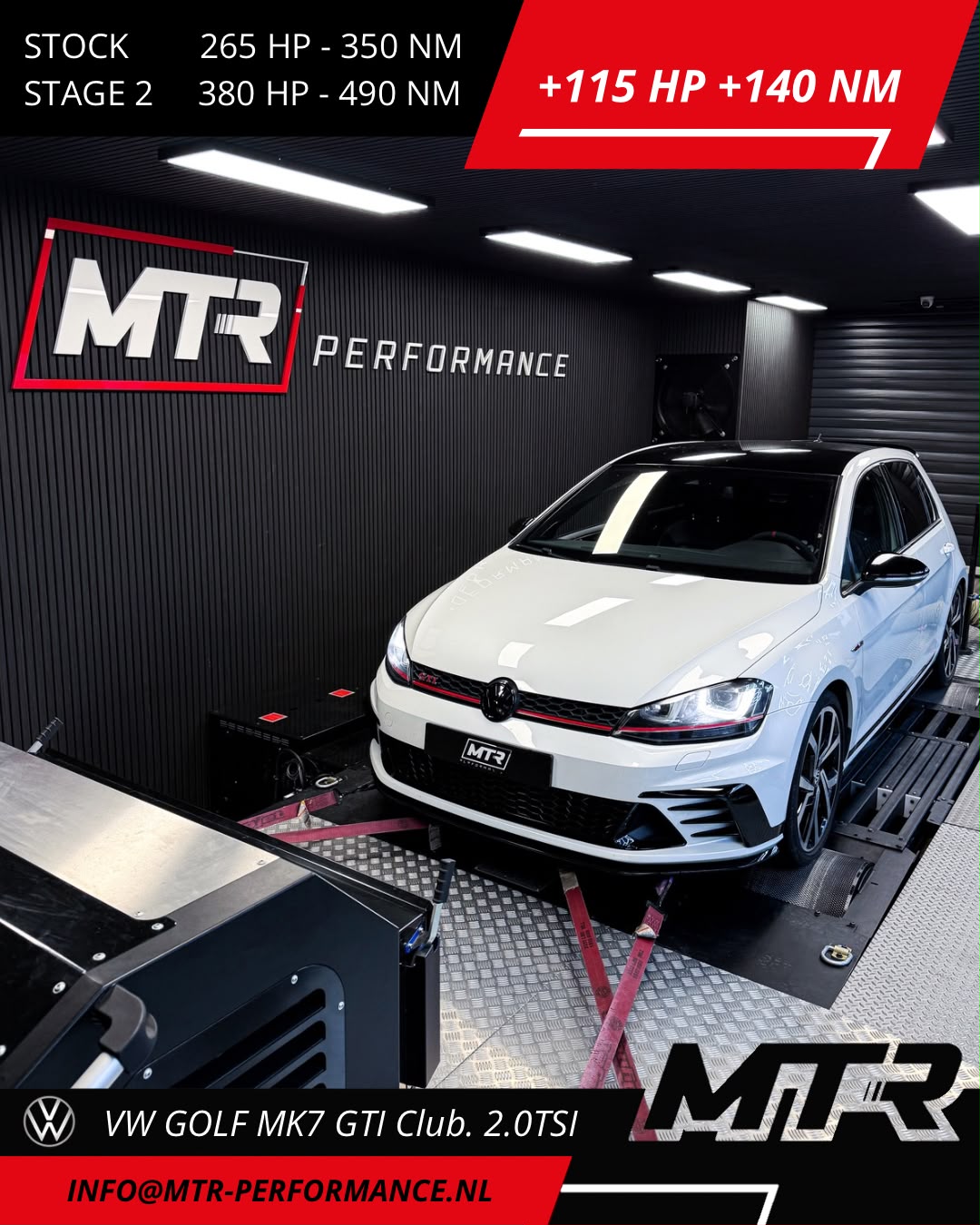VW Golf MK7 GTI Clubsport 2.0TSI 2016 - STAGE 2