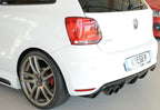 Rieger Diffuser VW Polo GTI 2010/2014 - Hoogglans Zwart