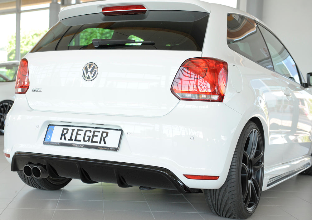Rieger Diffuseur VW Polo GTI 2010/2014 - Noir Brillant