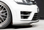 Rieger Front Splitter Volkswagen Golf MK7 R / R-Line - Hoogglans Zwart
