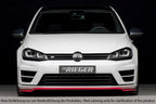 Rieger Front Splitter Volkswagen Golf MK7 R / R-Line - Hoogglans Zwart