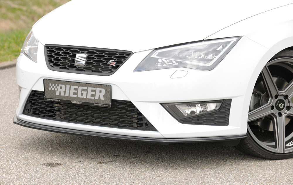 Rieger Front Splitter Seat Leon FR/Cupra 5F - Gloss Black