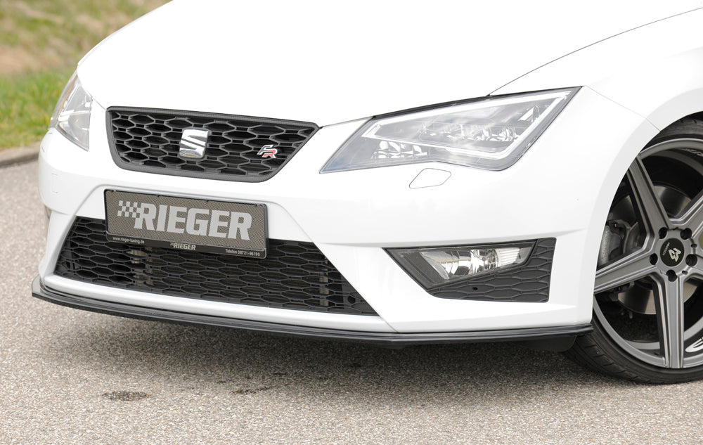 Rieger Répartiteur Avant Seat Leon FR/Cupra 5F - Noir Brillant