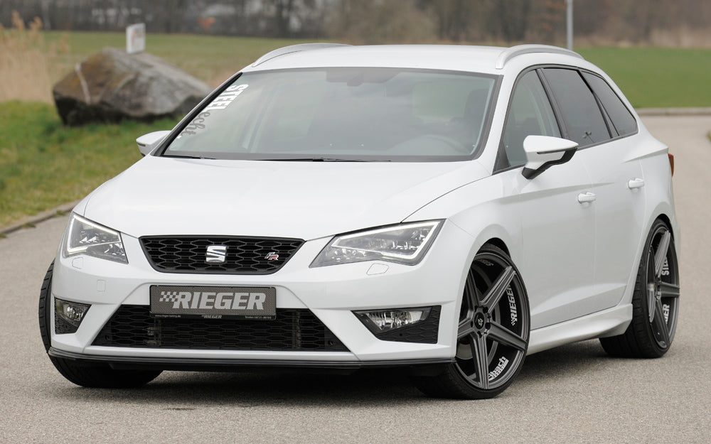 Rieger Répartiteur Avant Seat Leon FR/Cupra 5F - Noir Brillant