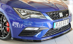 Rieger Front Splitter Seat Leon FR/Cupra 5F Facelift - Hoogglans Zwart