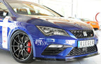 Rieger Front Splitter Seat Leon FR/Cupra 5F Facelift - Hoogglans Zwart