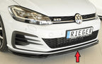 Rieger Front Splitter VW Golf MK7.5 GTI/GTE/GTD 2017+ - High-Gloss Black