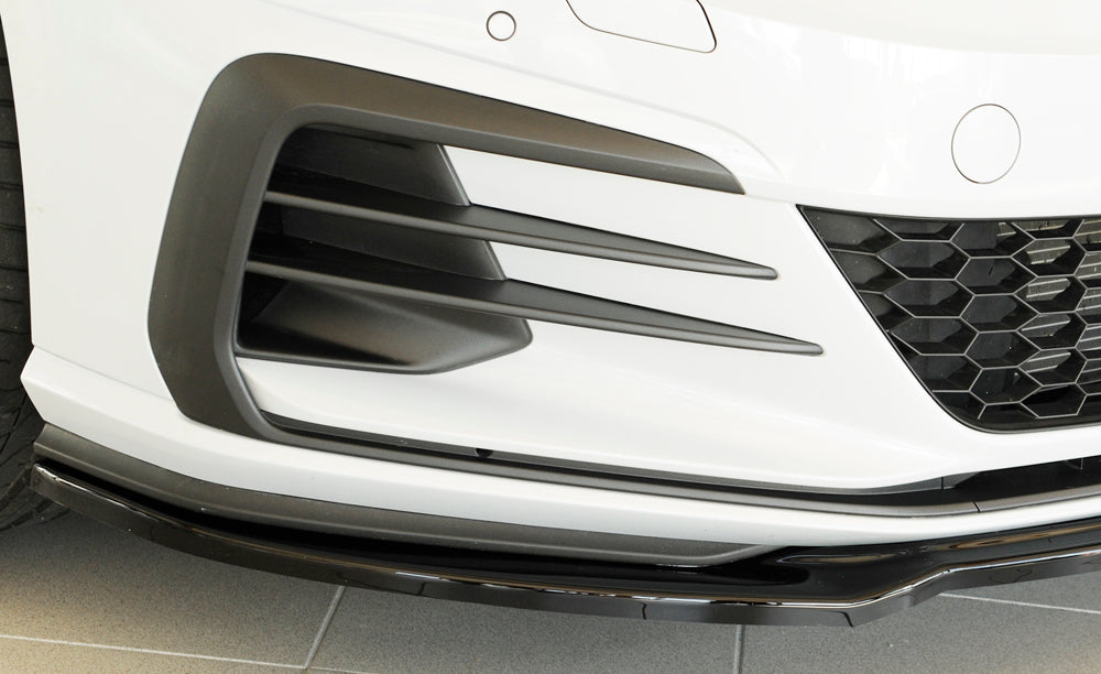 Rieger Front Splitter VW Golf MK7.5 GTI/GTE/GTD 2017+ - High-Gloss Black